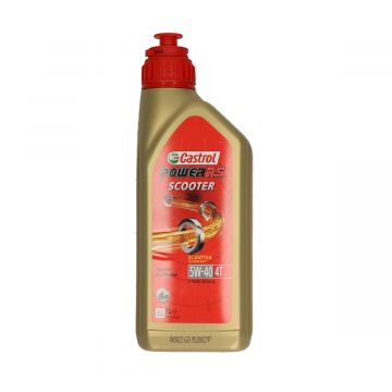 Motorolie scooter Castrol 5W-40 4-takt Power RS 1 liter