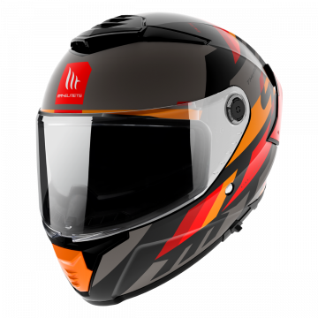 Helm Integraal MT Thunder 4 SV Ergo zwart / mat rood