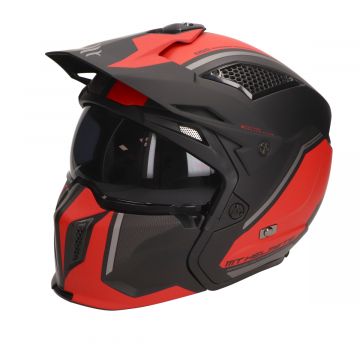 helm MT Streetfighter SV mat rood