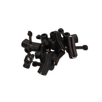 Nippel vet buitenkabel 10 stuks zwart