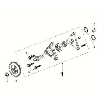 Oil pump Peugeot Django 4-takt E5