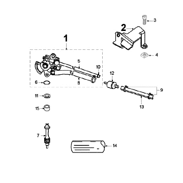 Oliepomp Vast Peugeot Elyseo zwart