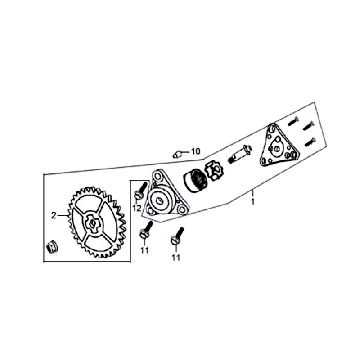 Oliepomp Sym Orbit (BU289) blue