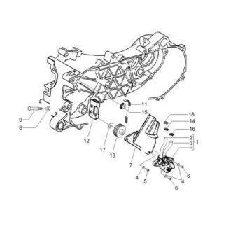 Oliepomp Vespa S 50 2-takt AC