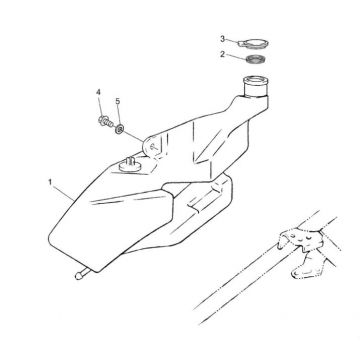 Olietank Yamaha Jog-R 50 2-takt LC