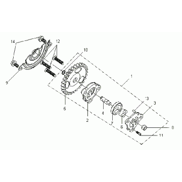 Oliepomp Sym VS 125 Euro 3