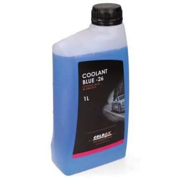 Koelvloeistof blauw Coldax 1 liter (-26 graden)