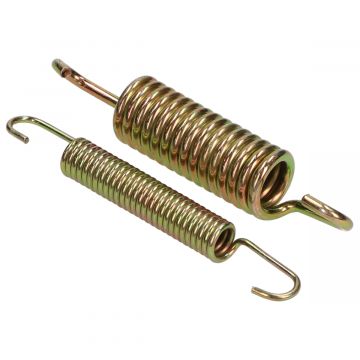 Middenstandaard/onderstandaard veer set 9,5 cm Kymco / China 50cc scooters universeel 2 stuks