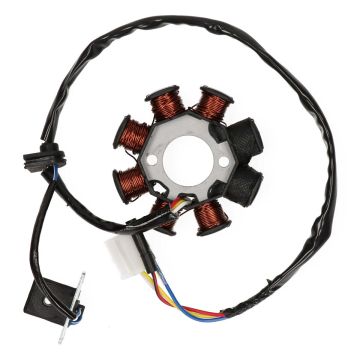 Ontsteking China 50cc 4-takt GY6 motorblok  (inclusief verloopkabel voor grote en kleine stekker)