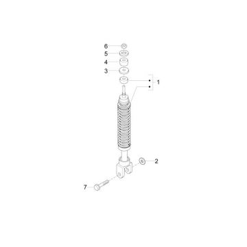 Schokbreker Piaggio New Fly 4-takt 4V
