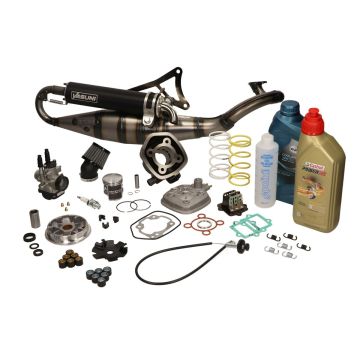 Opvoerkit / Tuningskit 70cc met Yasuni R black edition Minarelli horizontaal LC