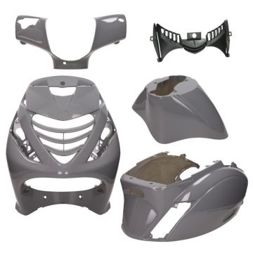 Kappenset SP look Piaggio Zip 2000→50cc 2/4-takt Audi nardo grijs + led verlichting 6-delig