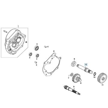 Vertanding - Overbrenging Turbho CX 50 4-takt Vertanding - Overbrenging Turbho CX 50 4-takt