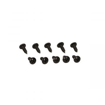 Parkerset 4.0x12mm zwart 10 stuks