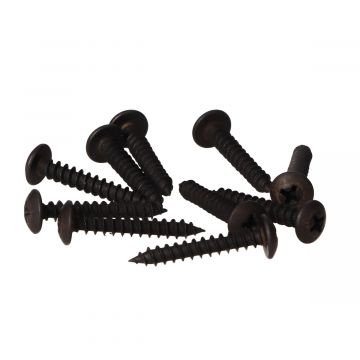 Parkerset 5.0x30mm zwart 10 stuks