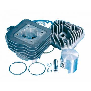 Cilinder met cilinderkop - Polini 70 cc Sport- Peugeot AC verticaal Buxy/Elyseo/Elystar/Looxor/Speedake/Speedfight 1-2/Squab/TKR/SC/Vivacity/Trekker/Zenith/SV 142.0147