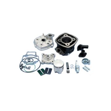 Cilinder met cilinderkop - Polini 70 cc Corsa- Piaggio LC 2-takt 140.0183R