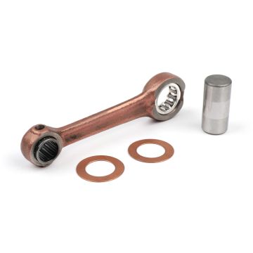 Drijfstang MAZZUCHELLI Piaggio,Bravo,Boxer,Ciao,Si,SuperBravo 12 mm pistonpen met zilveren lagers
