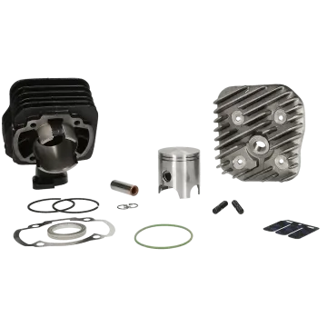 Cilinder met cilinderkop - Polini 70 cc Sport- Peugeot AC verticaal Buxy/Elyseo/Elystar/Looxor/Speedake/Speedfight 1-2/Squab/TKR/SC/Vivacity/Trekker/Zenith/SV 142.0147