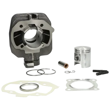 Cilinder met cilinderkop -Polini- 50 Sport - Peugeot horizontaal AC 2-takt 142.0159