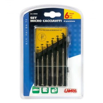 Precisie schroevendraaier set 6 stuks Lampa