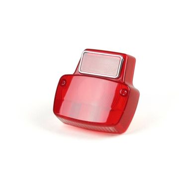 Achterlichtglas BGM Original Vespa Antik metaal klein rood