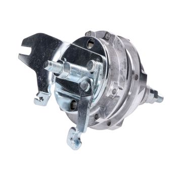 Wielnaaf compleet met remankerplaat en achteras 101 OCTANE voor Puch Maxi,X30 met gegoten wiel