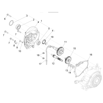 Vertanding - Overbrenging Vespa Elettrica 45km/u Euro 5 2021