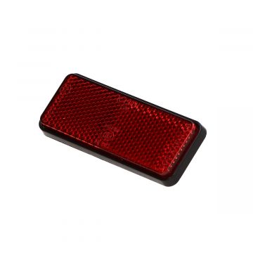 Reflector rechthoek 90x35 China/Retro Classic LX M6 bout rood
