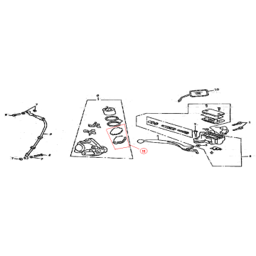 Remcilinder - Remhendel - Remleiding - Remklauw - Remblokken BTC Grande Retro 125