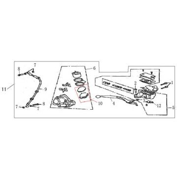 Remcilinder - Remhendel - Remleiding - Remklauw - Remblokken China GT wit