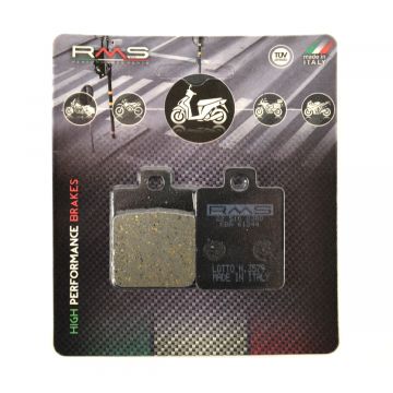 Remblokkenset RMS  Zip/Stalker/NRG/Runner/MP-3/Fuoco/Free/Liberty/Vespa S/LX/LXV/ET4/ET2/Peugeot Tweet/Derbi Sonar