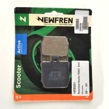 Remblokkenset Newfren (Yamaha achter) FD0251