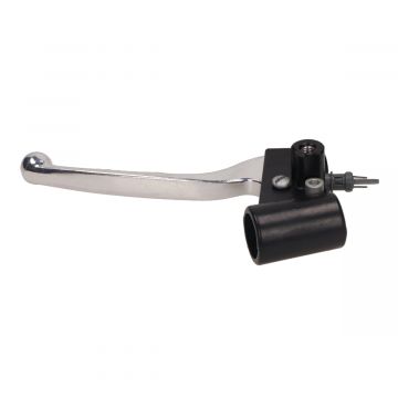 Remhendel compleet met houder Vespa-Piaggio Primavera/Sprint/LX/S/Liberty links (linkse draad spiegel) model origineel cm063806