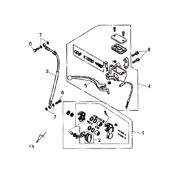 Remklauw Remgreep Remleiding Sym Tonik (WH8018P) white