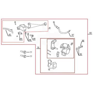Remcilinder - Remhendel - Remleiding - Remklauw - Remblokken Rover Riva II titanium