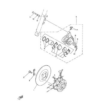 Remklauw schijf Yamaha FS1
