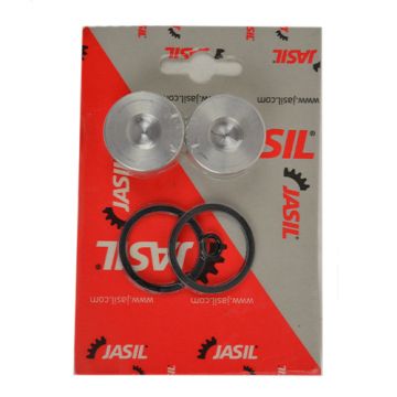 Remklauw zuigerset (revisieset) 30x17mm type Brembo onder andere Yamaha Aerox-MBK Nitro achterzijde Jasil