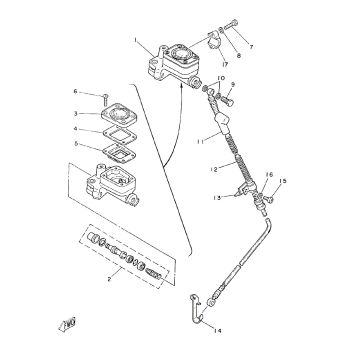 Rempomp slang Yamaha FS1