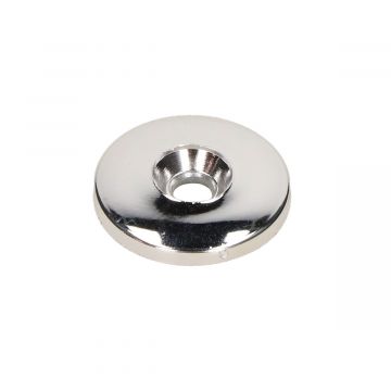 Windscherm dop/ring groot 32mm chroom Piaggio/Vespa Regia made in EU