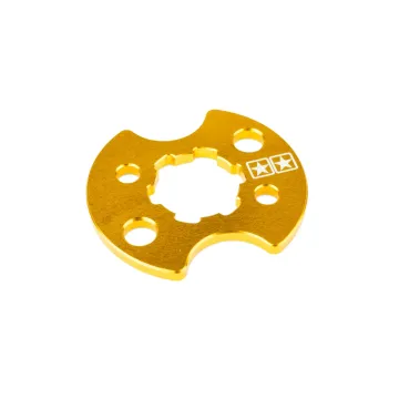Borgplaat voortandwiel CNC Stage6 goud (nok-bout)