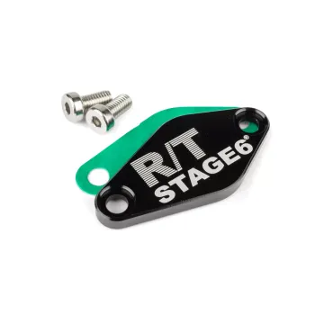 Afdekplaat oliepomp Stage6 R/T MK2 Derbi Senda / Minarelli AM6 zwart