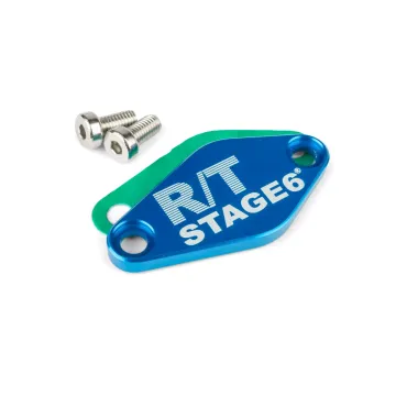 Afdekplaat oliepomp Stage6 R/T MK2 Derbi Senda / Minarelli AM6 blauw