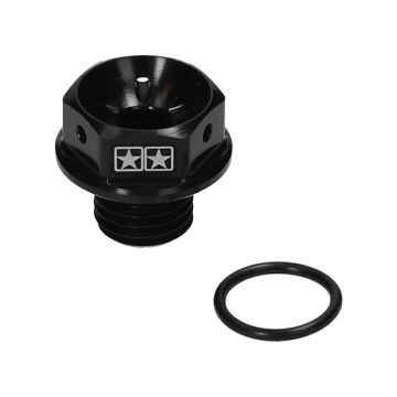 Stage6 olievulplug zwart voor Derbi M16x1.5