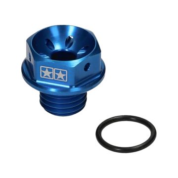 Stage6 olievulplug blauw voor Minarelli scooters M14x1.5