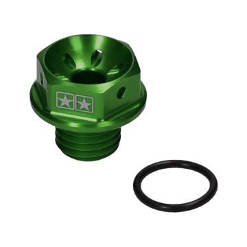 Stage6 olievulplug groen voor Derbi M16x1.5