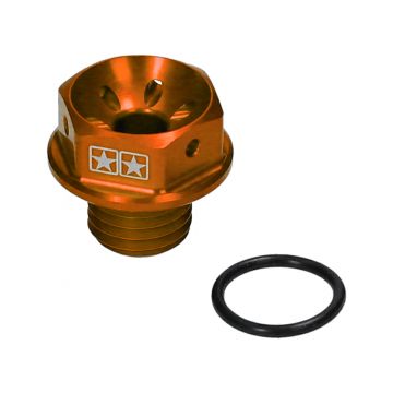 Stage6 olievulplug oranje voor Minarelli scooters M14x1.5