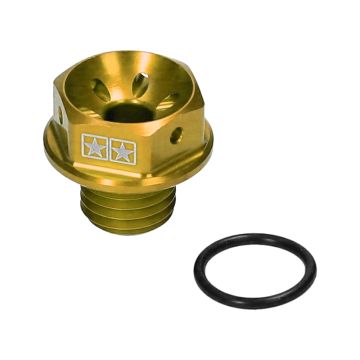 Stage6 olievulplug geel rood Derbi M16x1.5