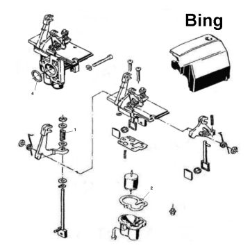 Carburateur Bing Sachs