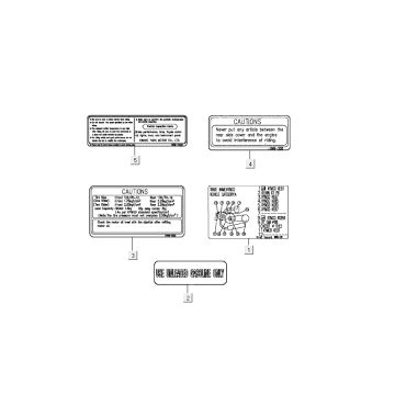 Veiligheid- en waarschuwingsstickersKymco Super9 2-takt nieuw model zilver
